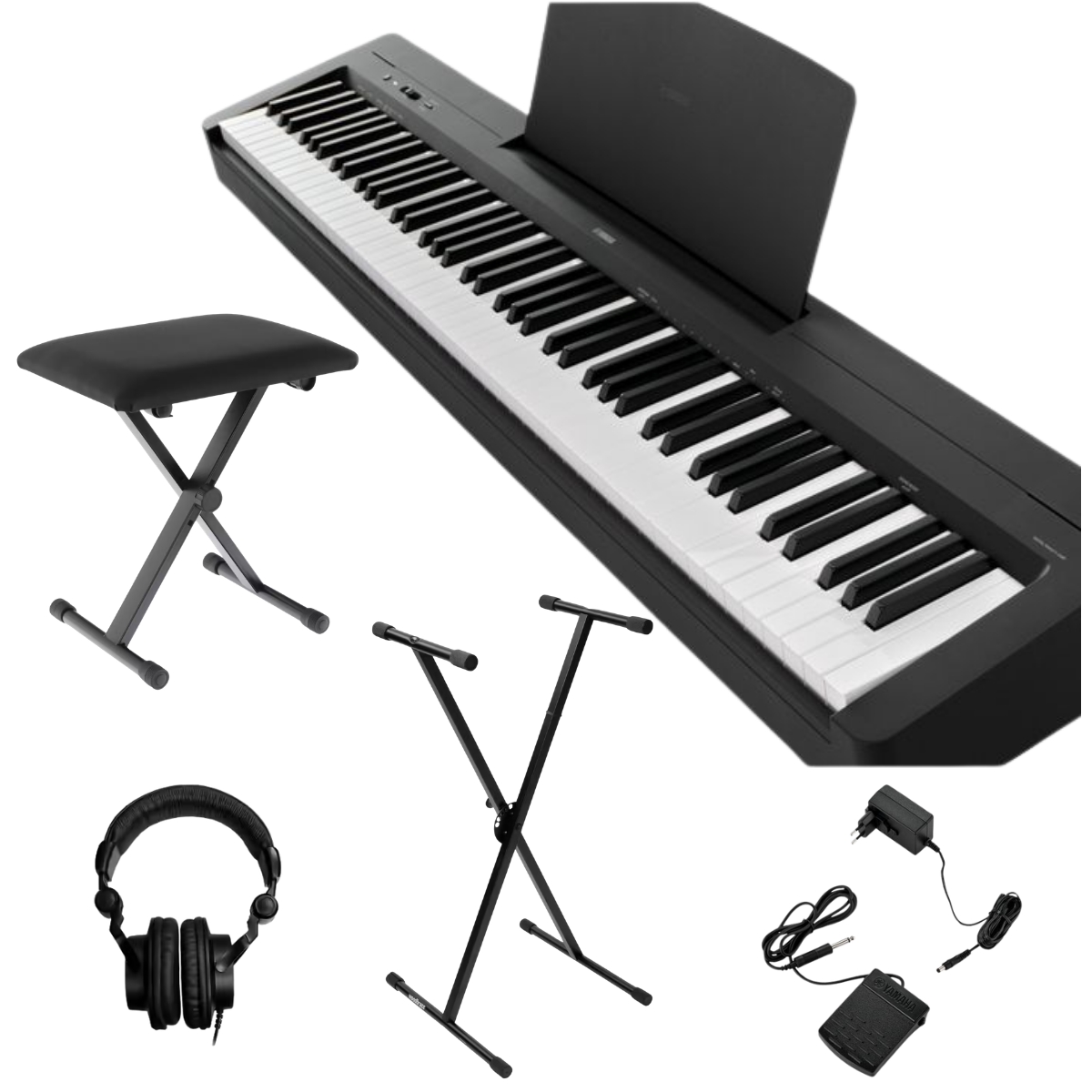 Pack complet - Piano numérique - Yamaha P-145